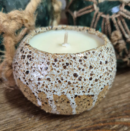 Natural Ceramic Candle (mini)